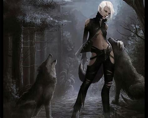 Fantastic Fantasy Werewolf Girl Fantasy Girl Female Werewolves