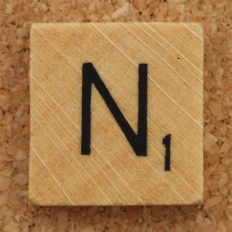 Wood Scrabble Tile N By Leo Reynolds Via Flickr Alphabet Photography