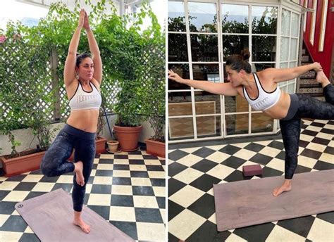 Kareena Kapoor Khan Gets Her Balancing Act Right As She Performs Yoga Asanas Bollywood News