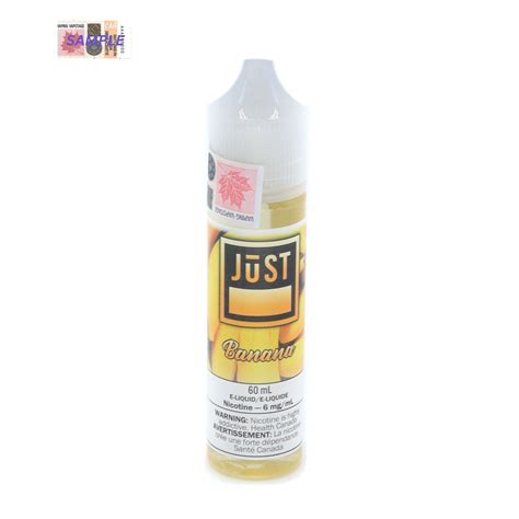 Just Banana 60ml Buy Banana Ejuice By Just In Canada Online