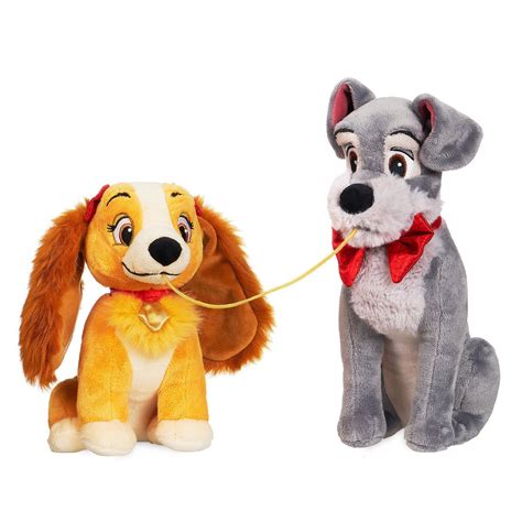 Disney Lady And The Tramp Plush Set Valentines Day Small