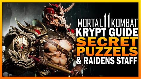 Mortal Kombat 11 Krypt Guide Part 3 Secret Puzzles Dragon Amulet