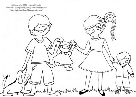 Dibujo De La Familia Para Colorear Idee De Colorare