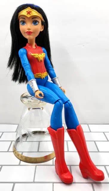 Wonder Woman Super Hero Girls Action Figure Doll Poseable Mattel Dc 12