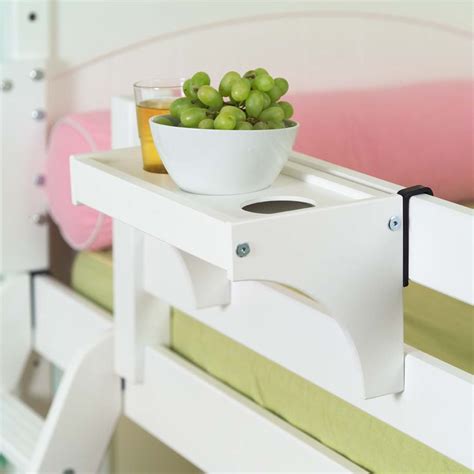 Playhouse bunk bed for kids. Playhouse Loft Bed w/ Slide by Maxtrix Kids (pink/white on ...