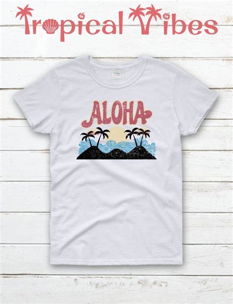 Women S Aloha Hawaiian T Shirt Aloha T Shirt Summer Etsy Hawaiian