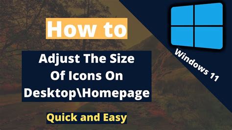 How To Change Your Icons Size On The Windows Desktophomepage Windows