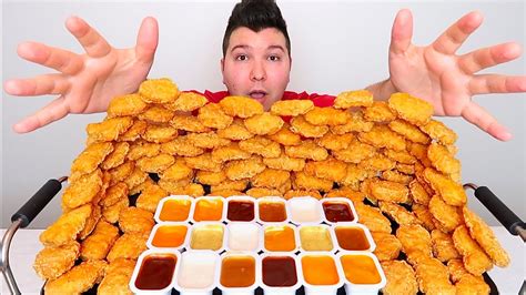 Mcdonald S Chicken Nugget Challenge Mukbang Youtube