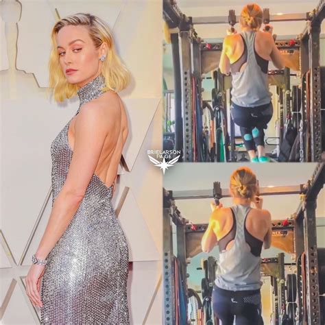 Brie Larson Instagram Workout