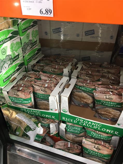Reader monique found a hot deal on bags of organic riced cauliflower at costco! Frozen Organic Cauliflower Rice at DC Costco : keto