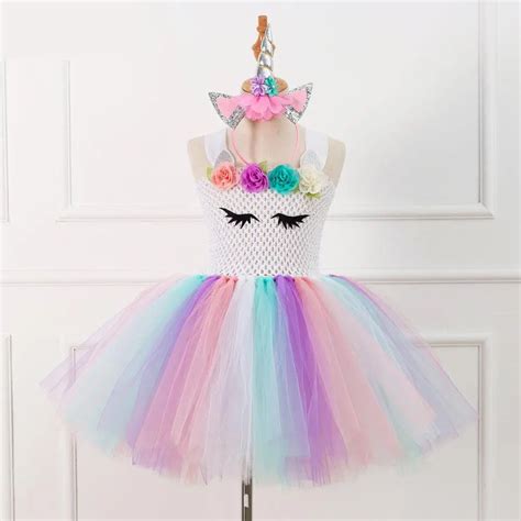 Unicorn Party Dress For Girls New Custom Handmade Dresses Cosplay