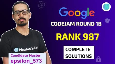 Google Codejam Round 1B Rank 987 Complete Solutions YouTube