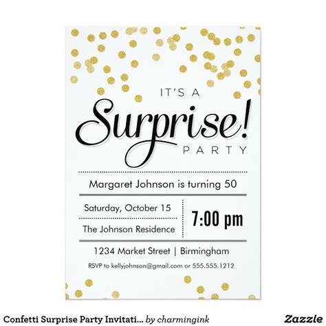 Create Your Own Invitation Surprise Birthday Invitations