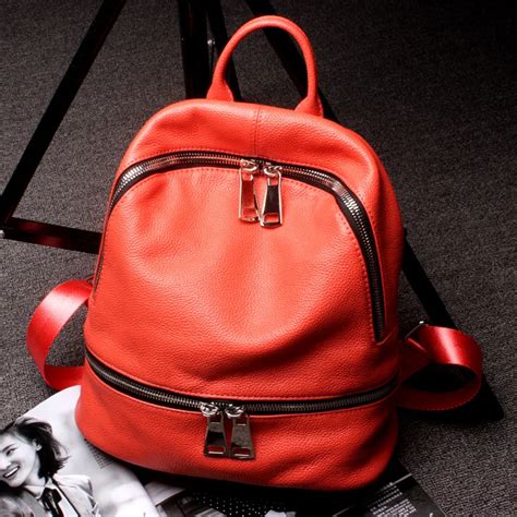 Designer Mini Leather Backpack Purse For Women