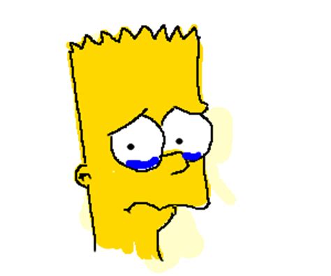 Heartbroken Bart Simpson Sad Drawing Drawing Easy. 