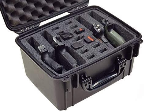 Case Club Waterproof 4 Pistol Case With Silica Gel To Help Prevent Gun Rust