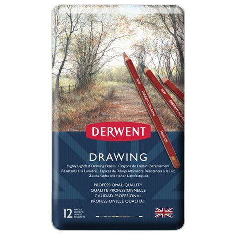 Derwent Drawing 12 Pencil Tin Jarrold Norwich
