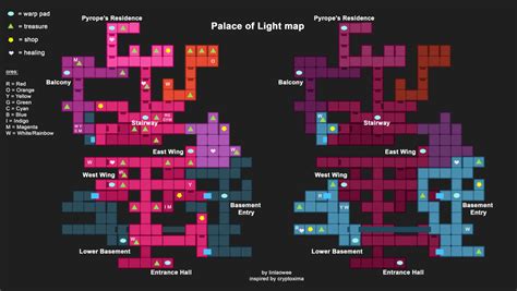 Made A Map Of Unleash The Lights Palace Of Light Includes Treasure