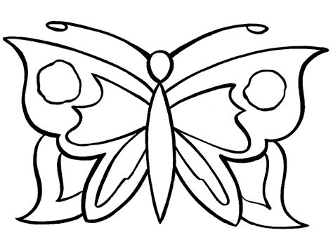 Like in the example, everything looks simple and beautiful. Butterfly coloring pages for kids