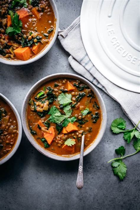 Curry Lentil Sweet Potato Soup Vegan Crowded Kitchen Recipe
