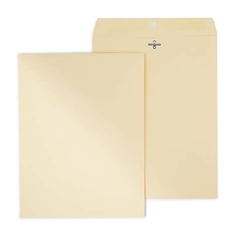 Staples Heavyweight Clasp And Moistenable Glue Catalog Envelopes 10l X
