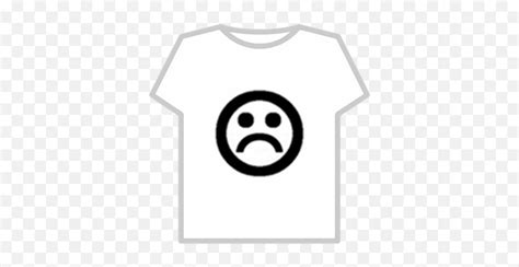 Sad Face Roblox Camisetas De Roblox Emojiwhite Frowning Face Emoji