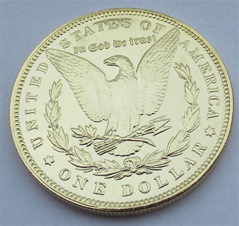 1899 United States Morgan One Dollar Gold Plated Copy Coin