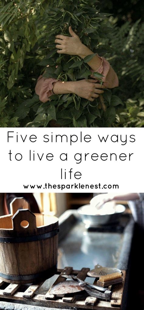 Five Simple Ways To Live A Greener Life The Sparkle Nest Green Life