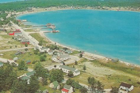 Nw Beaver Island Mi 1962 Unusual Beautiful Color View Of St James