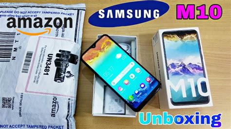 Samsung Galaxy M10 Unboxing Retail Unit Amazon First Impression
