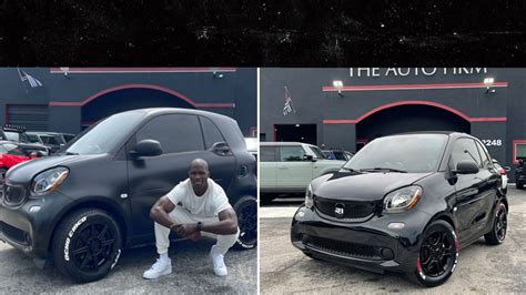 Deion Sanders And Ochocinco Cop Tricked Out Smart Cars All Black Everything