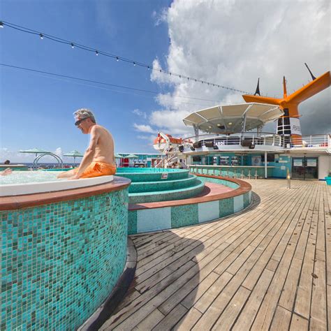Aft Pool On Bahamas Paradise Cruise Line Grand Celebration