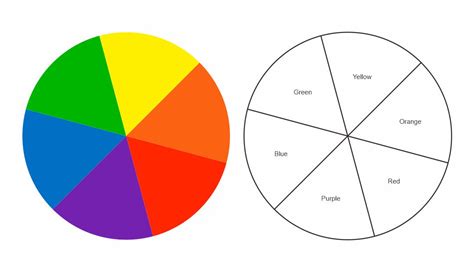 Printable Color Wheel Chart