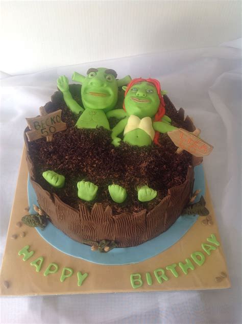 Shrek And Fiona Mud Bath Cake By Granny Jacks Cakes Shrek Cake