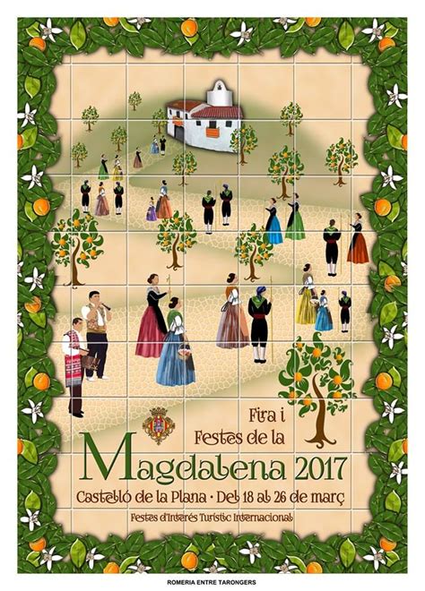 Cartel Finalistas Concurso Magdalena 2017 Праздник Плакат