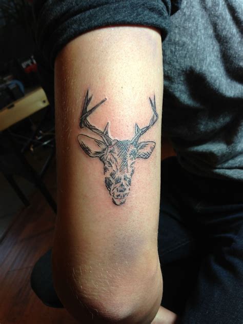 Tyler adams david stein laura jean graham jason graham jessica flecha mike roberts katt garrigan chris valkov brian visser grizzly irons; Deer tattoo By Shauna of Grizzly Tattoo Portland, OR ...
