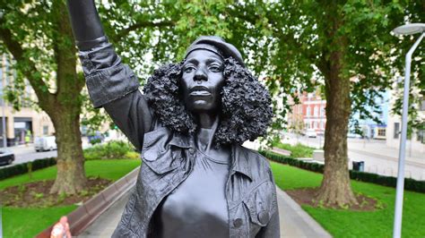 Edward Colston Statue Replaced With Sculpture Of Black Lives Matter