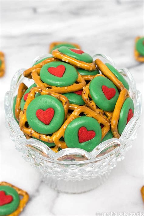 Christmas Grinch Pretzel Bites Recipe Christmas Treats Holiday