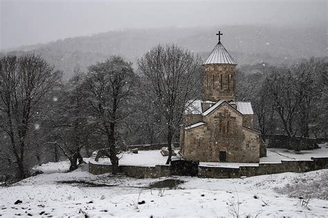 Church Snow Winter Landscape Cold Nature Religion Sky