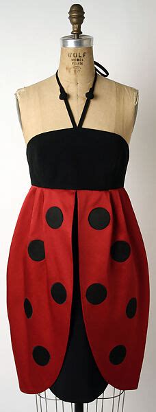 House Of Moschino Coccinella Ladybug Dress Italian The Metropolitan Museum Of Art