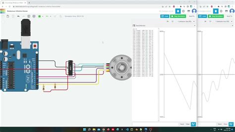 Tinkercad Dc Motor With Encoder Pid Control Youtube
