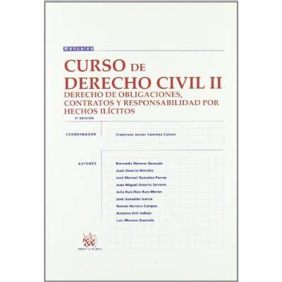 Libro curso de derecho civil ii 5ª ed derechos de obligaciones