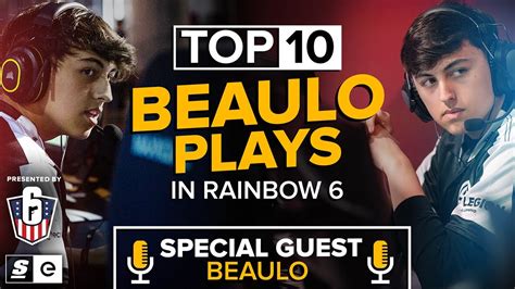 The Top 10 Beaulo Plays From Rainbow Six Siege Youtube