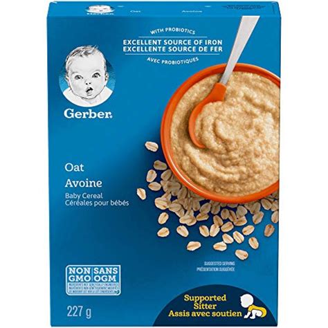 Gerber Cereal Stage 1 Oat Baby Food Cereals Starter Stage 227 G