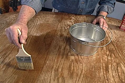 To make the it less garish, staining the kitchen table top in a lighter color made sense. How To Refinish A Table- Worth it | DIY | Pinterest ...