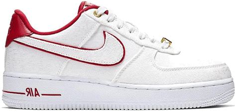 Nike Air Force 1 Low Lux White Red W 898889 101