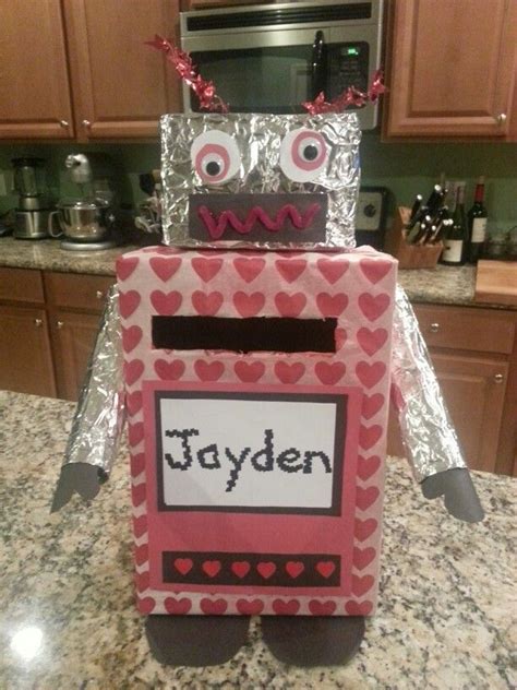 Robot Valentine Box Crafts For Kids Valentine Box Valentine