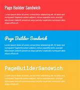 Page Builder Sandwich Photos