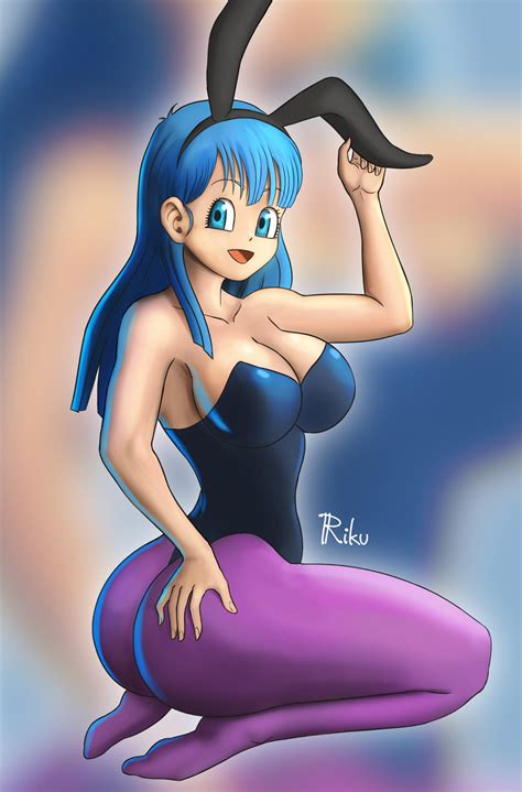 bulma bunny suit by rikuartist on deviantart