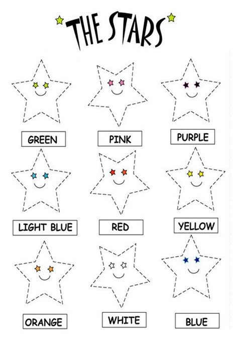 Free Math Printable Worksheets On Stars
